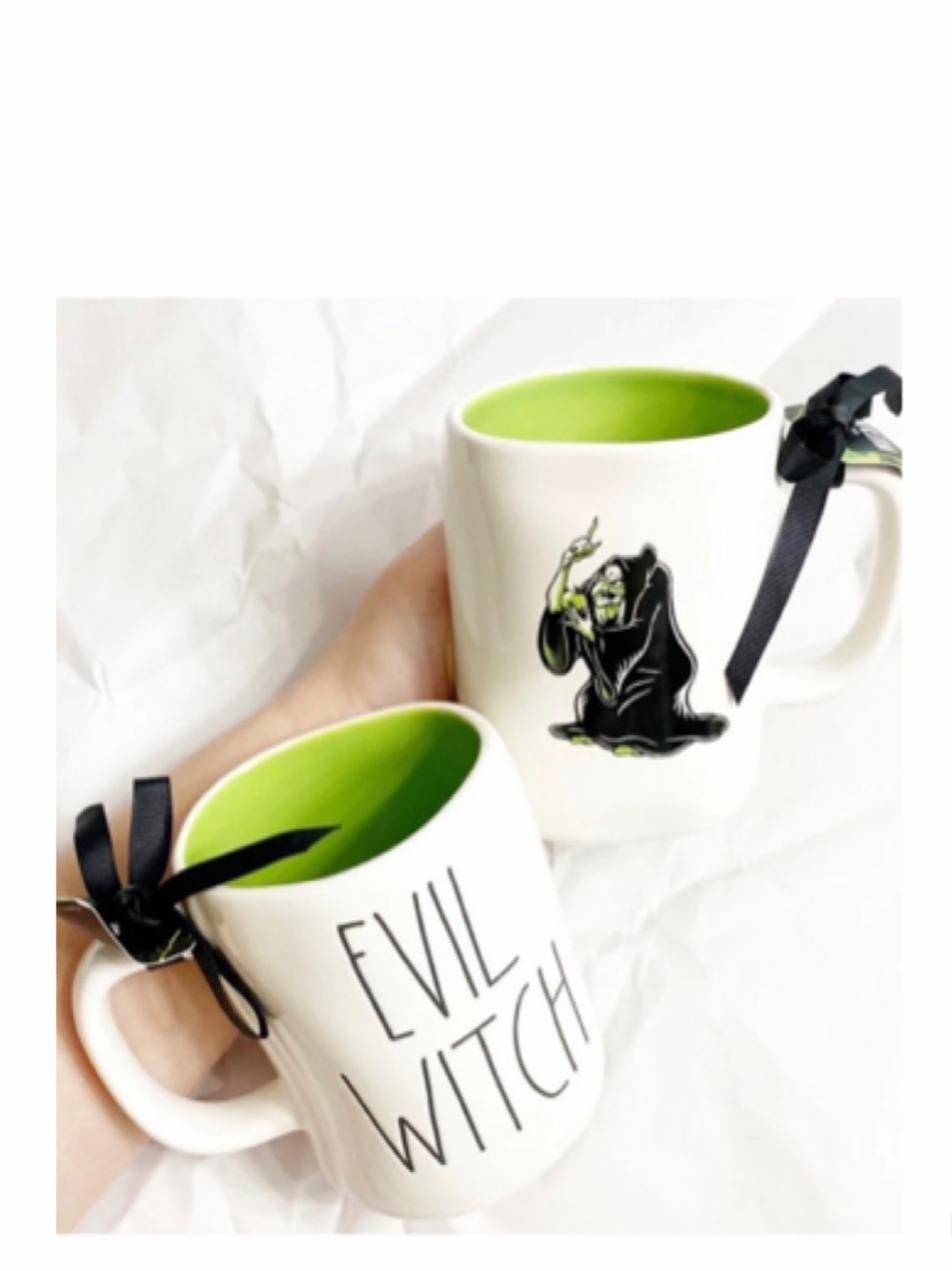 NEW Disney x Rae Dunn Villians EVIL WITCH Mug Double Sided 🧙‍♀️